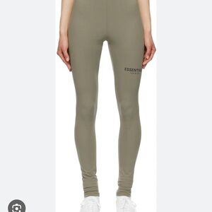 Fear of God Essentials Olive Leggings